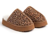 Just Sheepskin Womens Mabel Sheepskin Platform Mule Slipper - - Size: 5