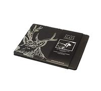 Just Slate Stag Place Mats (X2), Black, 30cm x 22cm JS/TM/R2/S