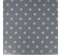 Snugglemore Luxury 100% Brushed Cotton Flannelette Fitted Sheet Patterned Stripe or Polka Dot (Blue Polka Dot, King)