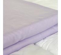 Just So Home Microfibre Bed Sheet Set Soft Touch Bedding (Lavender, Single)