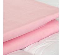 Just So Home Microfibre Bed Sheet Set Soft Touch Bedding (Pink, Double)