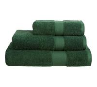 Just So Home Turkish Cotton Towels Pack Of 2 (Bottle Green, Hand Towel )