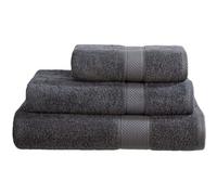 Just So Home Turkish Cotton Towels Pack Of 2 (Grey, Hand Towel)