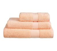 Snugglemore - Turkish Cotton Bath/Hand Towel/Bathroom Towels/Large Sheets/Pack of 2 (Peach, Bath Sheet x 2)