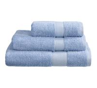 Just So Home Turkish Cotton Towels Pack Of 2 (Sky Blue, Jumbo Bath Sheet )