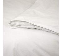 Just So Home Water Resistant Downproof Duvet Protector Zipped Fully Encased Luxury Non-Rustle Microfibre Fabric (Double)