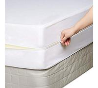 Just So Home Waterproof Stretch Polyester Jersey Zipped Fully Encased Mattress Protector (Double)