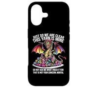 Just So We Are Clear This Yarn Is Mine Dragon Colorful Case for iPhone 17