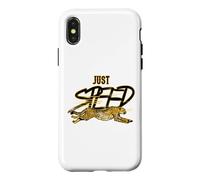 Just Speed Cheetah Cat Hunting Leopard Animal Lovers Case for iPhone X/XS