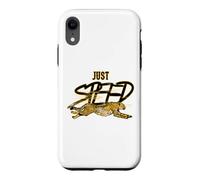 Just Speed Cheetah Cat Hunting Leopard Animal Lovers Case for iPhone XR