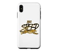 Just Speed Cheetah Cat Hunting Leopard Animal Lovers Case for iPhone XS Max
