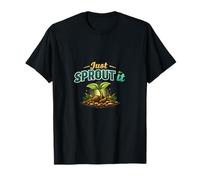 Just Sprout It Plant Parent Cottagecore Graphic T-Shirt