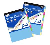 Just Stationery 10 A4 Paper Index Dividers Paper Just Stationery Multicolor