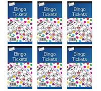 Just stationery 12 x Bingo Tickets Bingo Book Colour May Vary