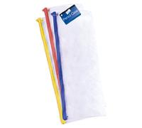 Just Stationery 13 inch Clear Exam Pencil Case,Assorted colors