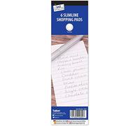 Just stationery 2 x 75 x 210 mm Lined Paper Shopping Pad (Pack of 6)