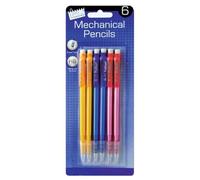 Just stationery 2 X Mechanical Pencil with Eraser (Pack of 6)