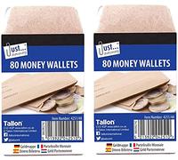 Just stationery 2 X Money Envelope 70x105mm (80 Wallets)