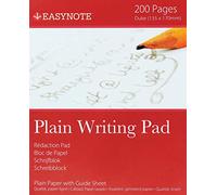 Just Stationery 3255 Plain Duke Pad,White,100 Sheet