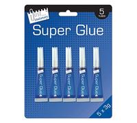 Just Stationery 3g Tube Super Glue (Pack of 5)