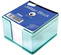 Just stationery 400 Sheet Jotter Block in,80mm x 80mm