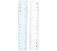 Just stationery 6 inch/15cm Plastic Ruler Set of 2