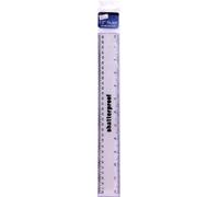 Just Stationery 6072/72 12 inch plastic Shatterproof Ruler