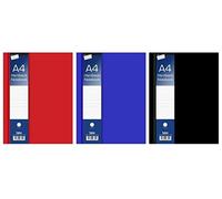 Just Stationery 6700 A4 Ruled Hardback Notebook, Pack of 3