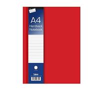 Just Stationery 6700 A4 Ruled Hardback Notebook, Pack of 5