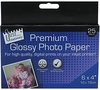 Just stationery 6x4 inch A6 Photo Paper (Pack of 50)