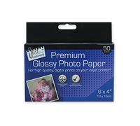 Just stationery 6x4 inch A6 Photo Paper (Pack of 50), 5909