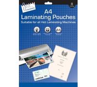 Just Stationery A4 Laminating Pouch (Pack of 8), 5921