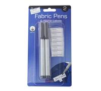 Just stationery Fabric Pens and Name Labels (Pack of 2), 5639