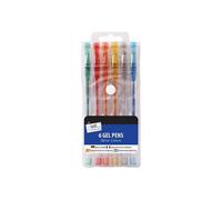 Just Stationery Gel Pen (Pack Of 6) Multicoloured (One Size)
