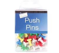 Just Stationery Hanging Box Push Pin (Pack of 50), 9191