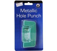 Just Stationery Metallic 2 Hole Punch Green (One Size)