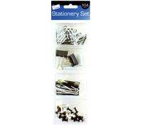 Just stationery Mixed Stationery Set, Black, Purple or Blue, 6821