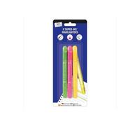 Just Stationery Neon Gel Highlighter (Pack of 3) in Dark Green Just Stationery Dark Green