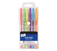 12 neon gel colours pens good for office school craft assorted colours