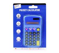 Just Stationery Pocket Calculator in Blue Just Stationery Blue