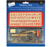 Just stationery10 piece Geometry Math Set