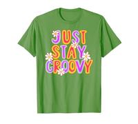 Just Stay Groovy 70s Vibes Style T-Shirt