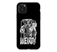 Just Stay Weird Dead Goth Skull Astronaut Cartoon Case for iPhone 11 Pro Max