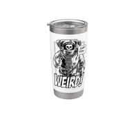 Just Stay Weird Dead Goth Skull Astronaut Cartoon Stainless Steel Insulated Tumbler