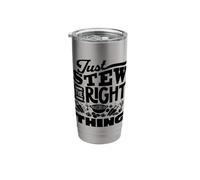 Just Stew The Right Thing Beef Stew Meat Lover Stainless Steel Insulated Tumbler