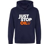 Just Stop Oil Hoodie, Save Earth hoodie, Say no to oil hoodie, Environmental Protest hoodie, Climate Change Awareness hoodie, Anti Environment Protest hoodie, Save Our Planet hood top Navy