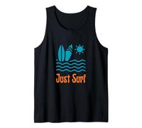 just surf chill Ocean Beach Tank Top