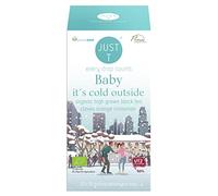 JUST T - Baby It´s Cold Outside Double Chamber Tea Bag (20 pcs) | Organic Black Tea - Mixed with Cloves, Orange and Cinnamon | Biodegradable Organic Tea Bags | 436187