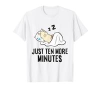 Just Ten More Minutes Funny Alpaca Pajama T-Shirt