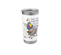 Just The Essentials Goose Bacon Shopping List Stainless Steel Insulated Tumbler